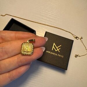 Miranda Frye Alpha Charm Necklace